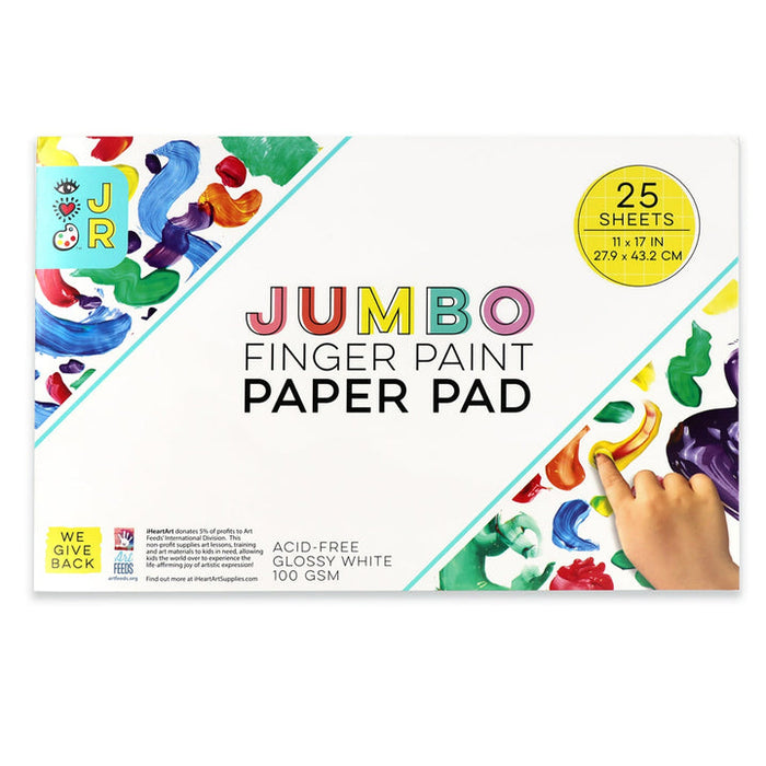 Jr. Jumbo Finger Paint Paper Pad