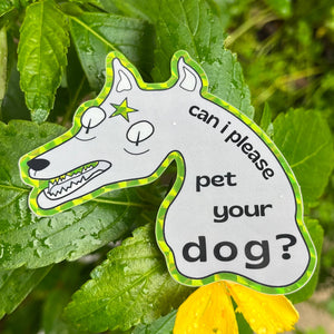 Pet Ur Dog Sticker